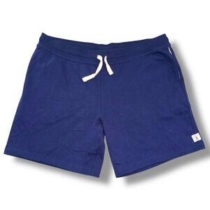 Chubbies Lounge Wear Navy Blue Sweat Shorts Men's 2XL 7 Inch Inseam Cotton Blend